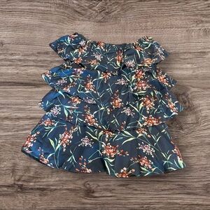 WAYF Off the Shoulder Floral Mini Dress Size Medium